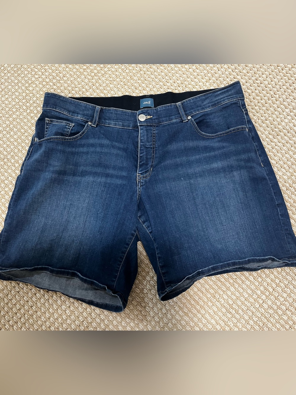 Jag Jeans Alex Dark Blue Women's Denim Boyfriend Shorts